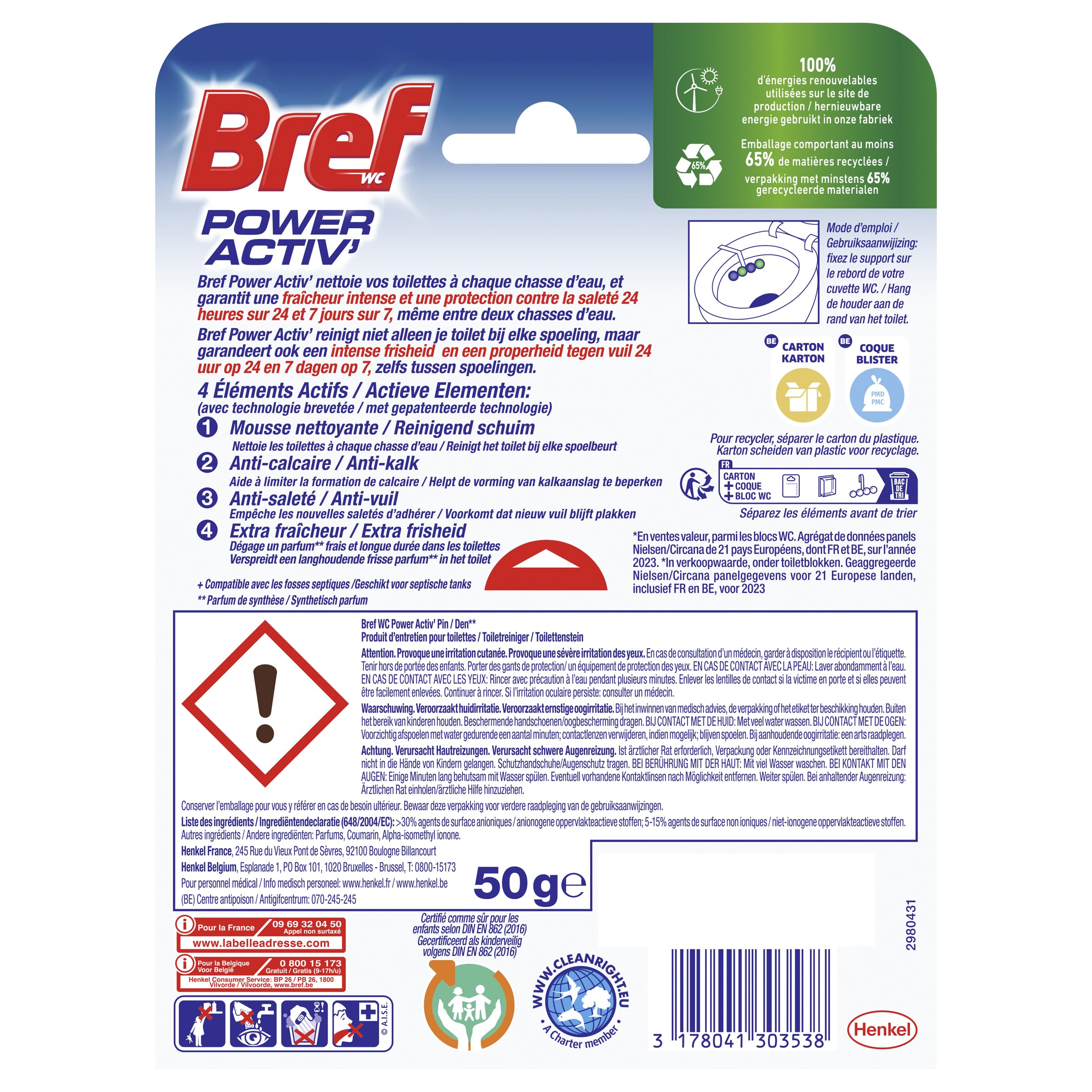 bref-wc-power-activ-pin-bloc-10x50g-fra-cheur-intense image 3