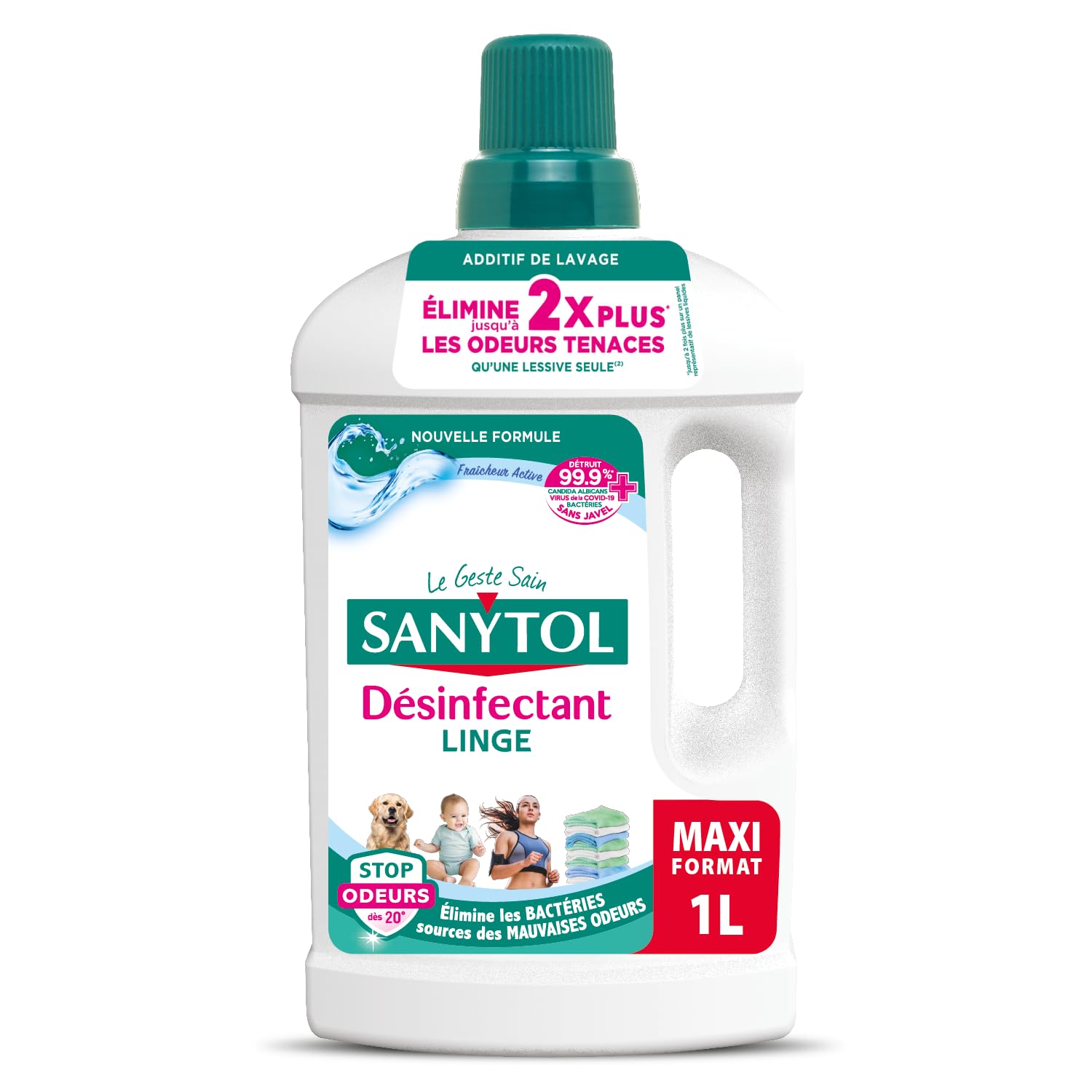 sanytol-stop-odeurs-d-sinfectant-linge-fra-cheur-active-1l-lot-de-4 image 2