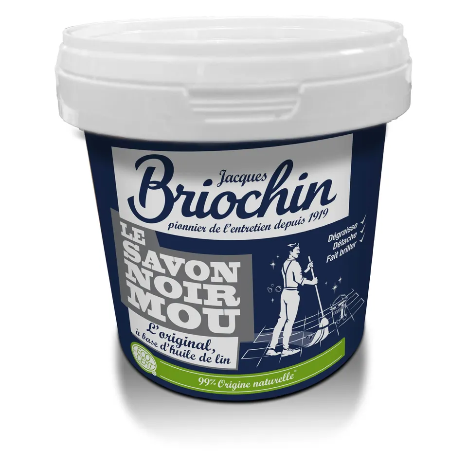 le-briochin-savon-noir-mou-l-huile-de-lin-600g image 1