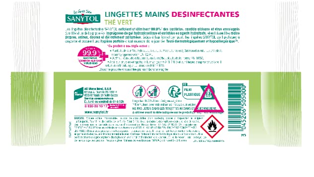 sanytol-lingettes-d-sinfectantes-mains-th-vert-x12-lot-de-4 image 4