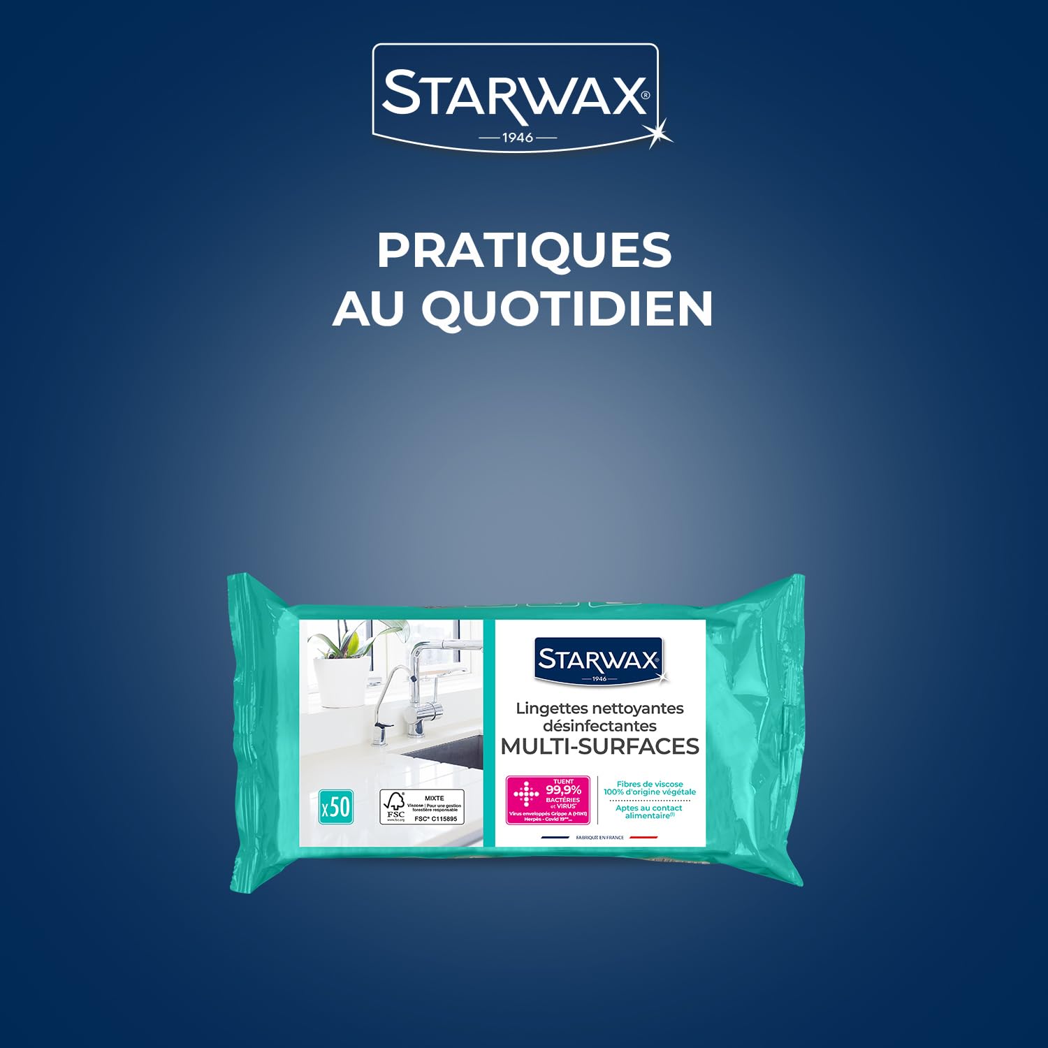 starwax-lingettes-nettoyantes-d-sinfectantes-multi-usages-lot-de-4 image 5