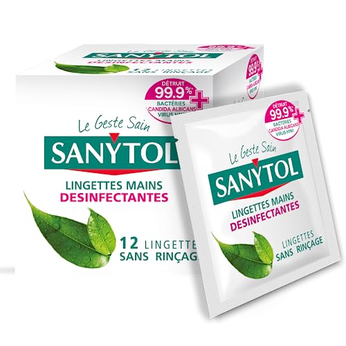 sanytol-lingettes-d-sinfectantes-mains-th-vert-x12 image 5