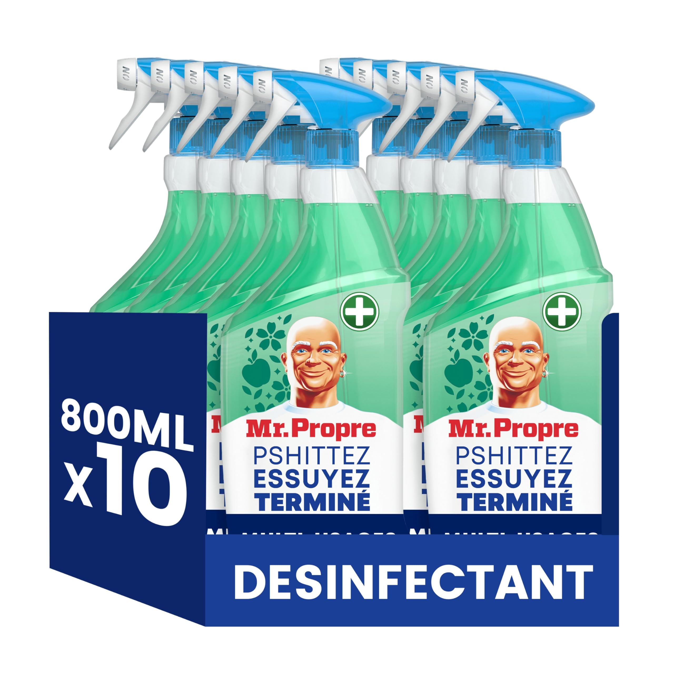 mr-propre-spray-d-sinfectant-multi-usages-fleurs-pommier-800ml-x10 image 1
