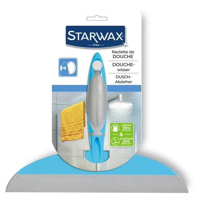 starwax-raclette-de-douche-22-cm-ventouse image 1