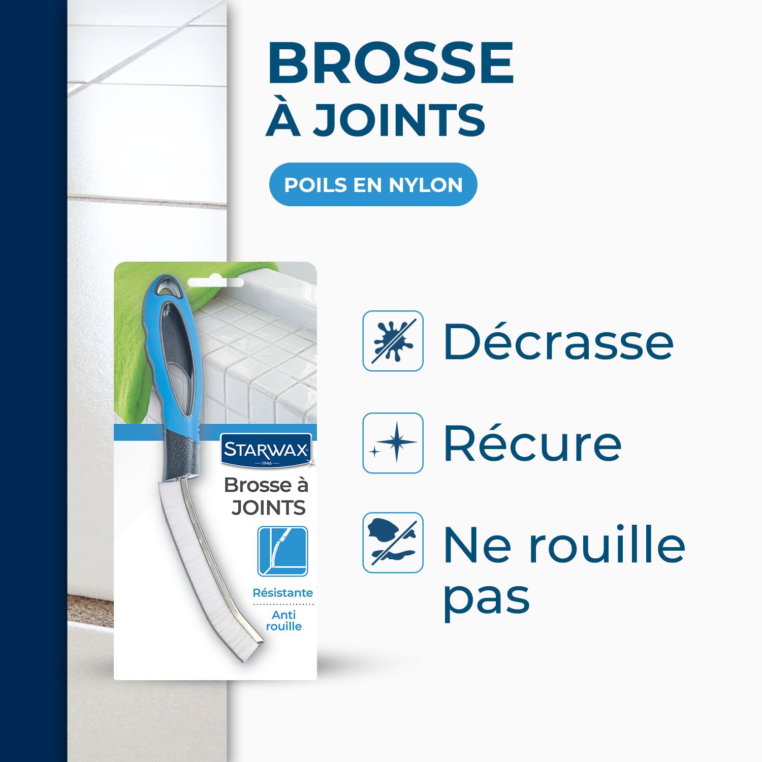 starwax-brosse-joints-ergonomique-t-te-troite-anti-rouille image 2