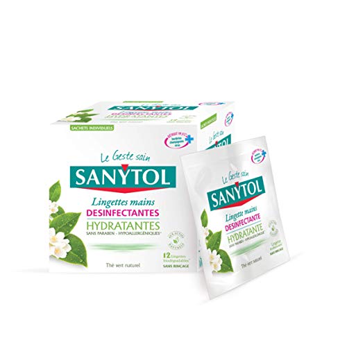 sanytol-lingettes-d-sinfectantes-mains-th-vert-x12-lot-de-8 image 2