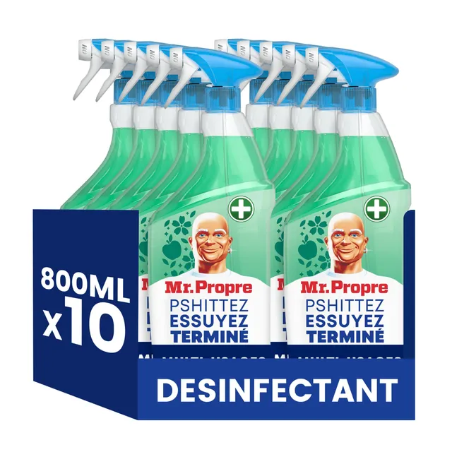 mr-propre-spray-d-sinfectant-multi-usages-fleurs-pommier-800ml-x10 image 1